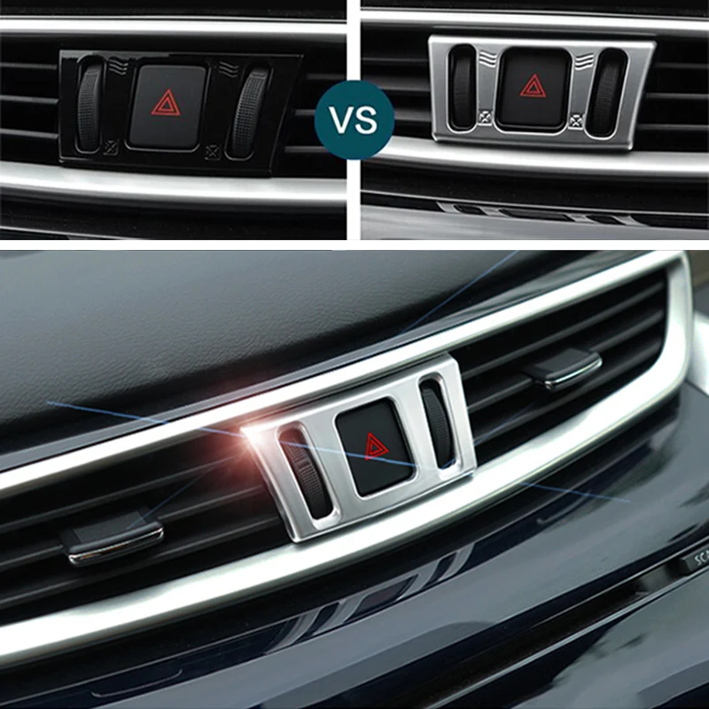 AX хром приборной панели центральной консоли вентиляционное отверстие крышка