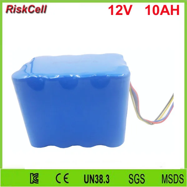 5 шт./лот Lifepo4 комплект литий ионных батарей 12v 12 8 v 10Ah аккумулятор для светодиодной