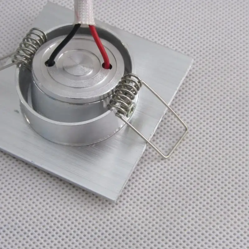 Квадратный Небольшой СВЕТОДИОДНЫЙ потолочный светильник 1 Вт 3 встраиваемый