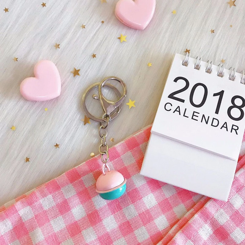 1 шт. Janpan милый розовый брелок колокольчик для женщин Девушка ювелирные изделия