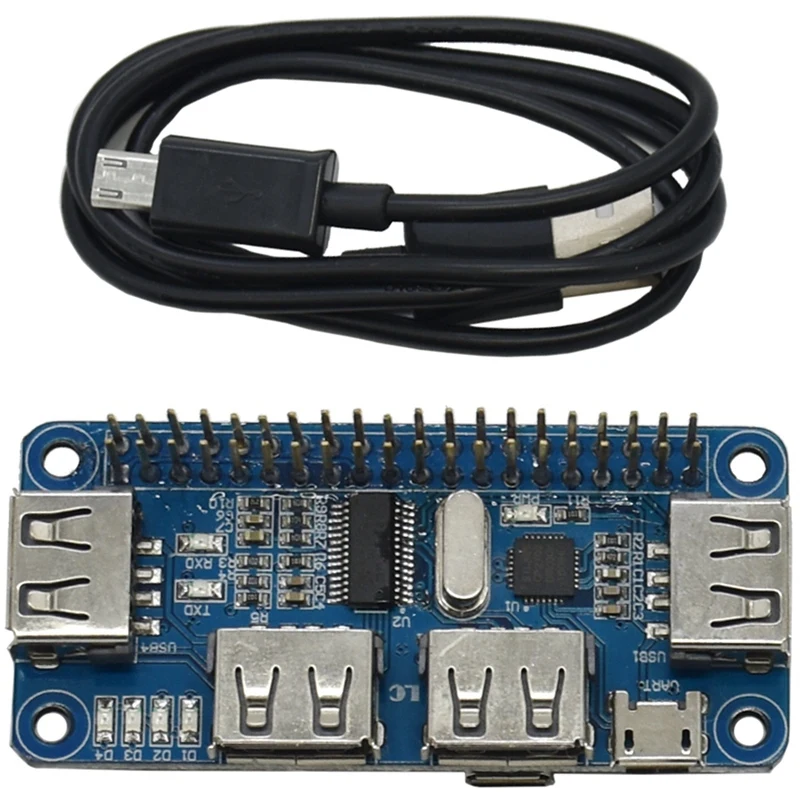 Raspberry Pi 4-портовый usb-концентратор Usb для Uart отладки Zero/W | Компьютеры и офис