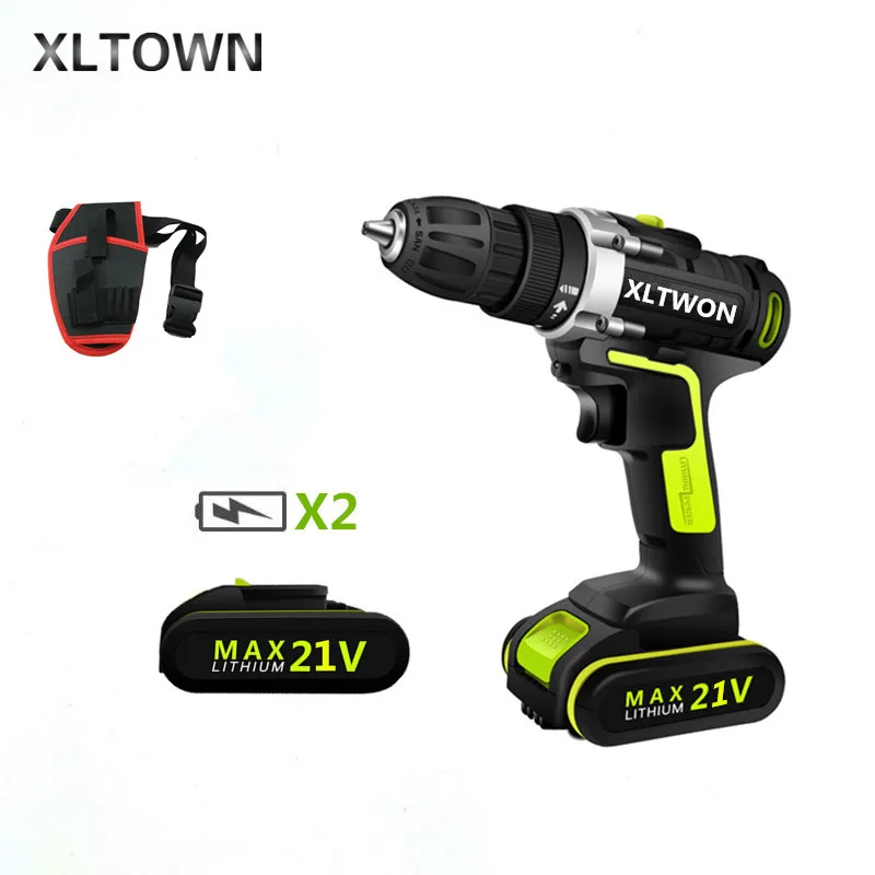 XLTOWN 21 в электрическая отвертка перезаряжаемая литиевая батарея ручная дрель