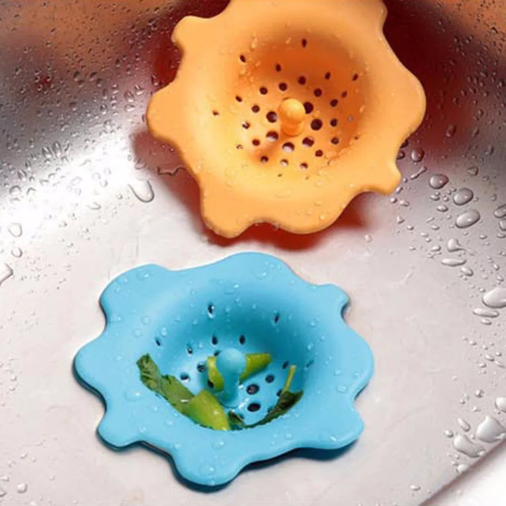 1 шт. силиконовый дуршлаг в форме цветка корзина для мытья фруктов и овощей