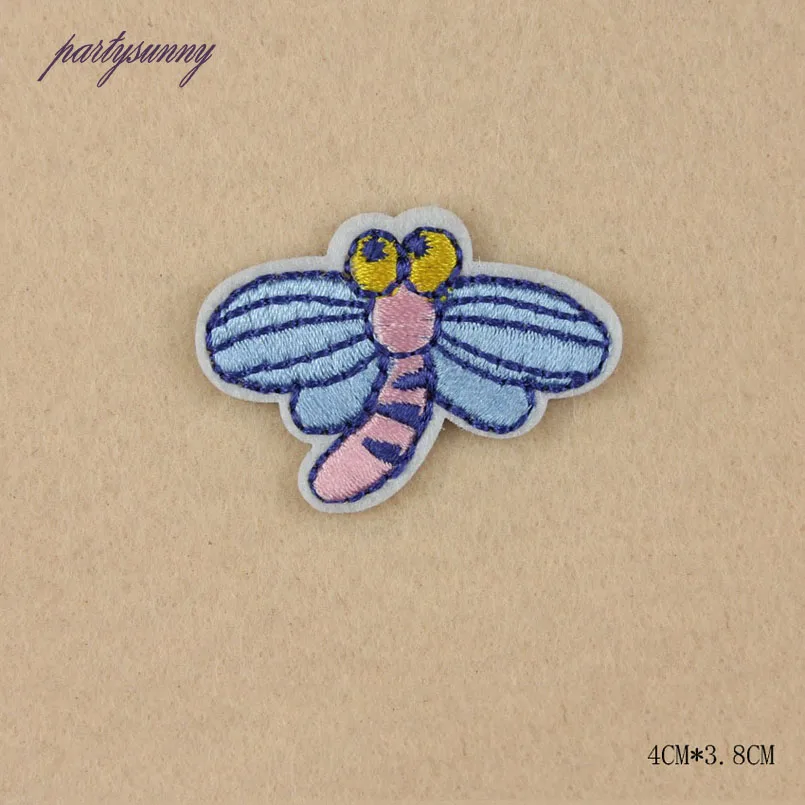 PF Симпатичные Bee Патчи Вышитые Железа На Патч Для Одежды Наклейки Брюки Швейные