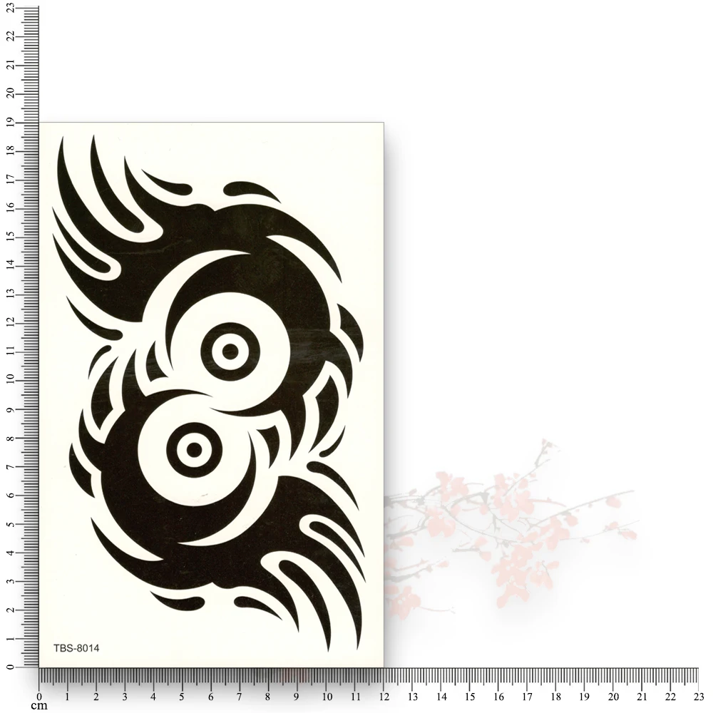 Временные фальшивые татуировки водонепроницаемые наклейки для переноса воды с