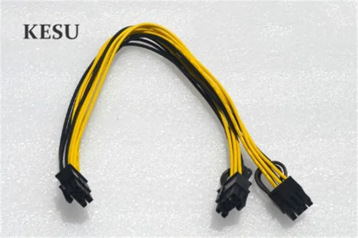 8 контактный к двойному pcie (6 + 2) кабель питания N08NH 9H6FV для dell POWEREDGE R720 R730 R720XD GPU