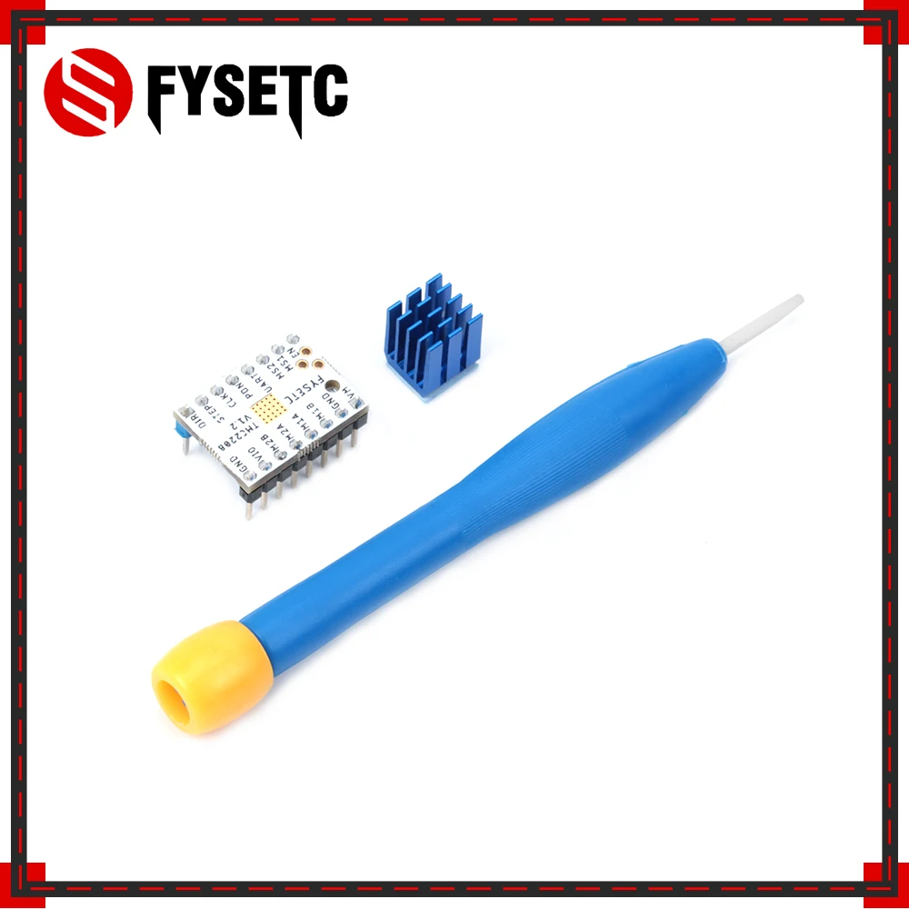 1 шт. бесшумный модуль драйвера шагового двигателя TMC2208 V1.2 Stepstick радиатор для