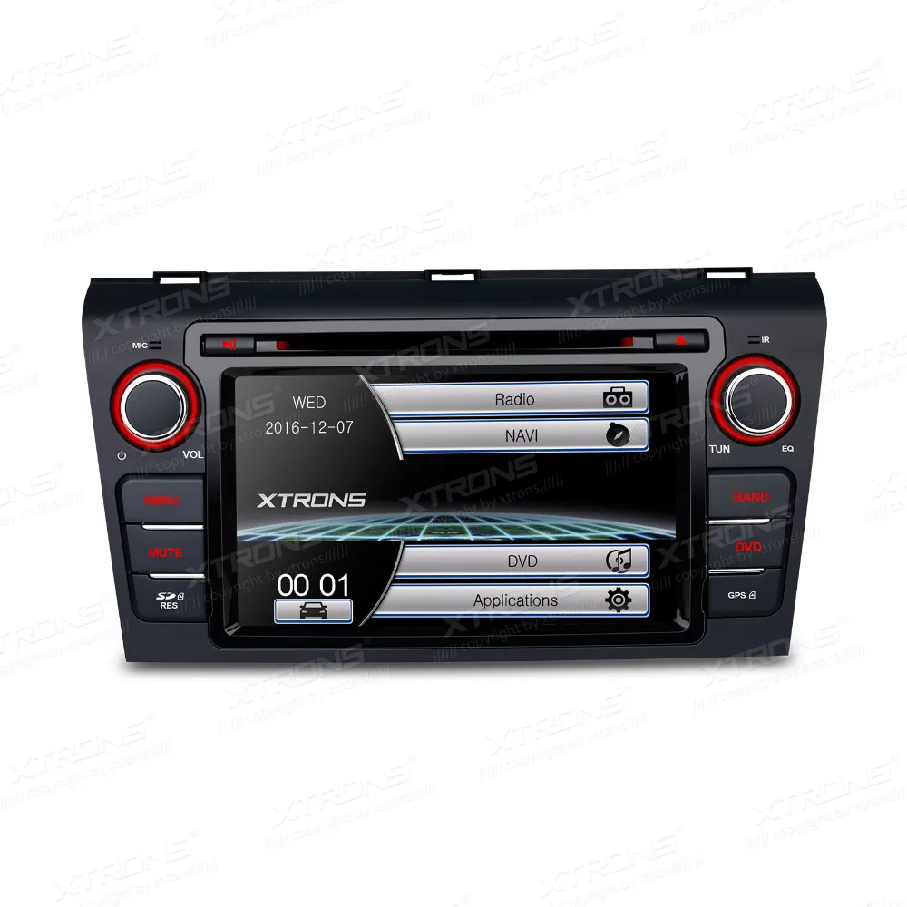 XTRONS 2 din автомобильный DVD плеер 7 дюймовый HD сенсорный Экран GPS Navigaton рулевое колесо