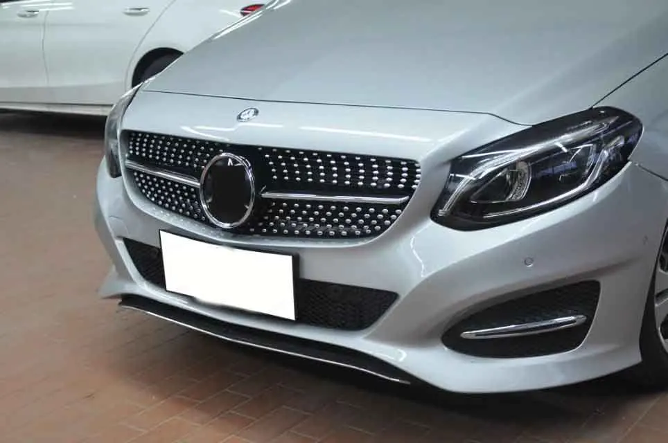 

Front Grille Vent fit for Mercedes Benz B B200 B-Class 2015 2016 2017 2018 Chrome ABS Replace