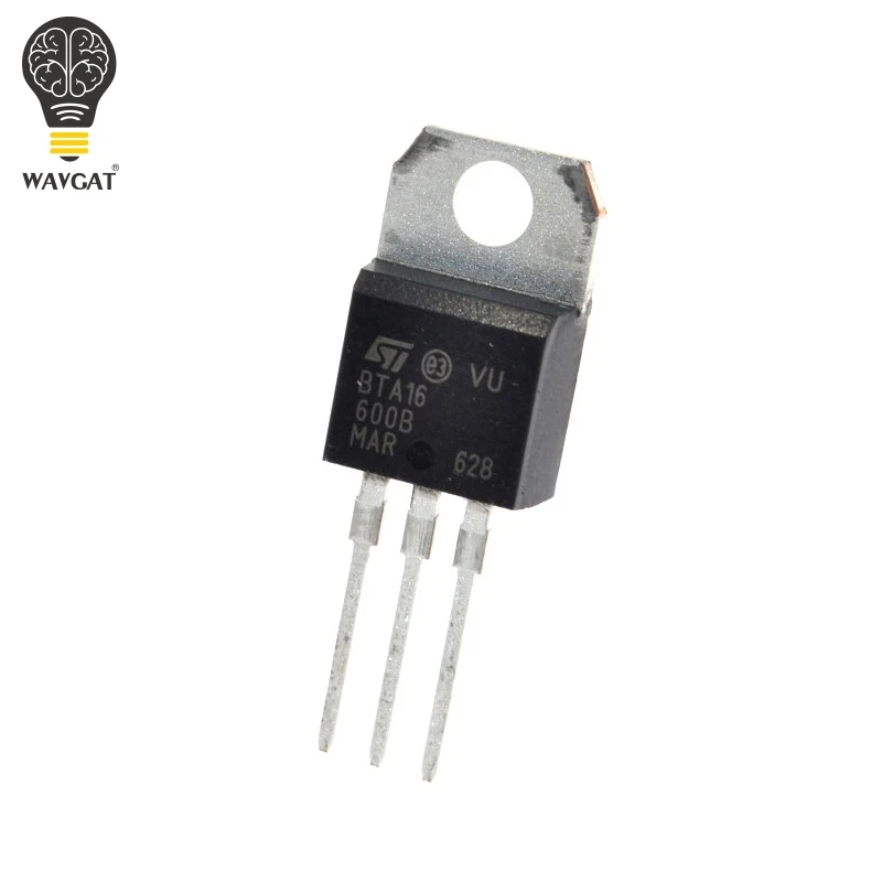 100 шт WAVGAT BTA16 600B Triacs 16 A 600 вольт TO 220 новые оригинальные стандартные