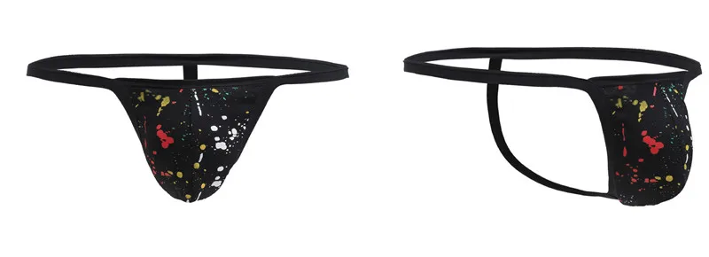 5PCS Male Thong Underwear  Men Cueca Underwear Shorts Low Waist Sexy  Breathable Underpants Pouch Briefs Panties Mens Briefs