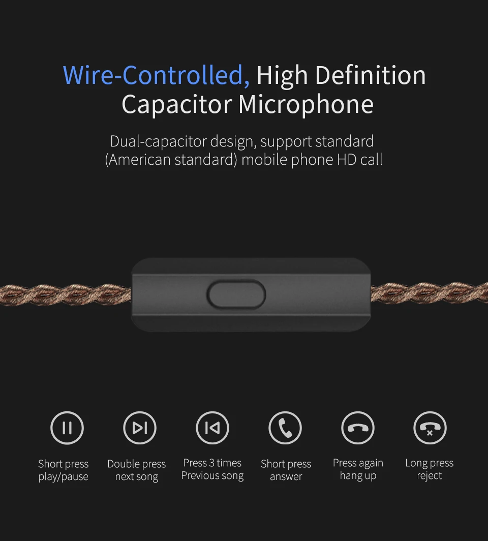 CCA A10 5BA вкладыши Наушники Hi-Fi гарнитура 5 уравновешенного якоря со съемной 2PIN кабель CCA C16 C10 V30 V80 S2 № 3 T2 6BA 12BA