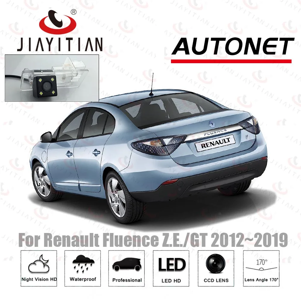 

JIAYITIAN car Rear View Camera for Renault Fluence GT/Z.E./2012 2013 2014 2015 2016 2017 2018 Backup camera license plate camera