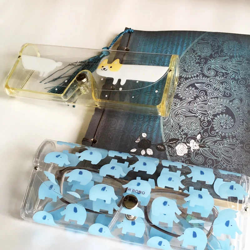 Симпатичный футляр для очков защищает Органайзер солнцезащитные очки защита