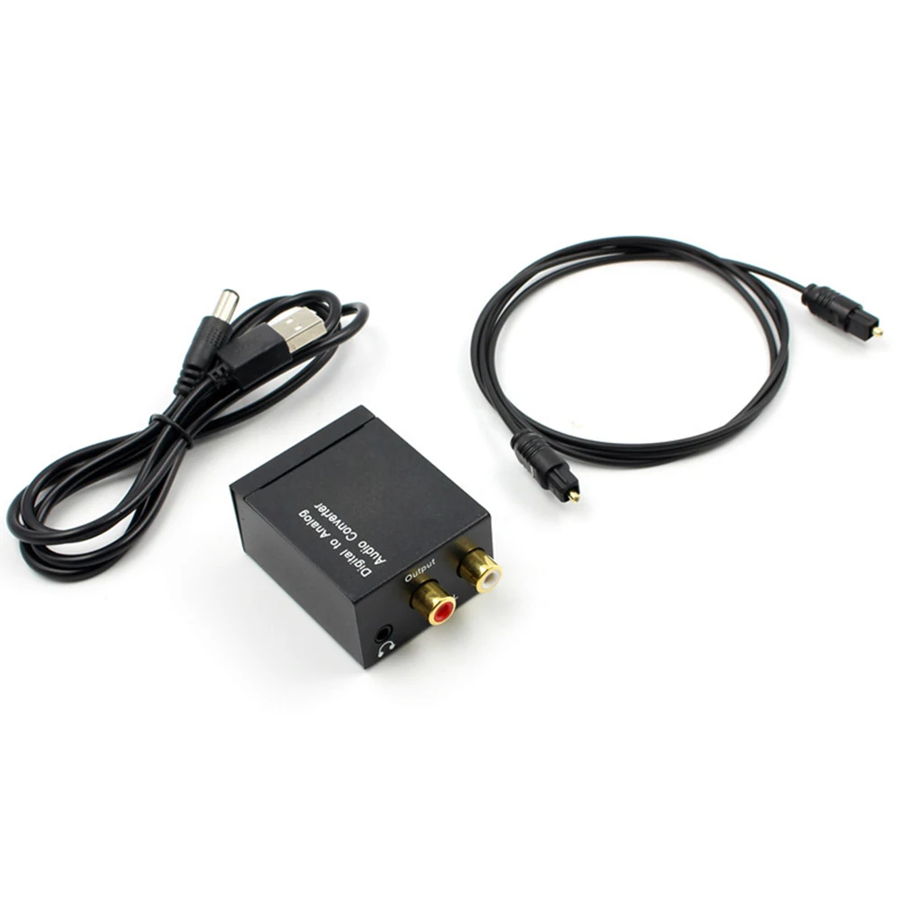 Цифровой в аналоговый аудио конвертер адаптер цифровой Adaptador оптический