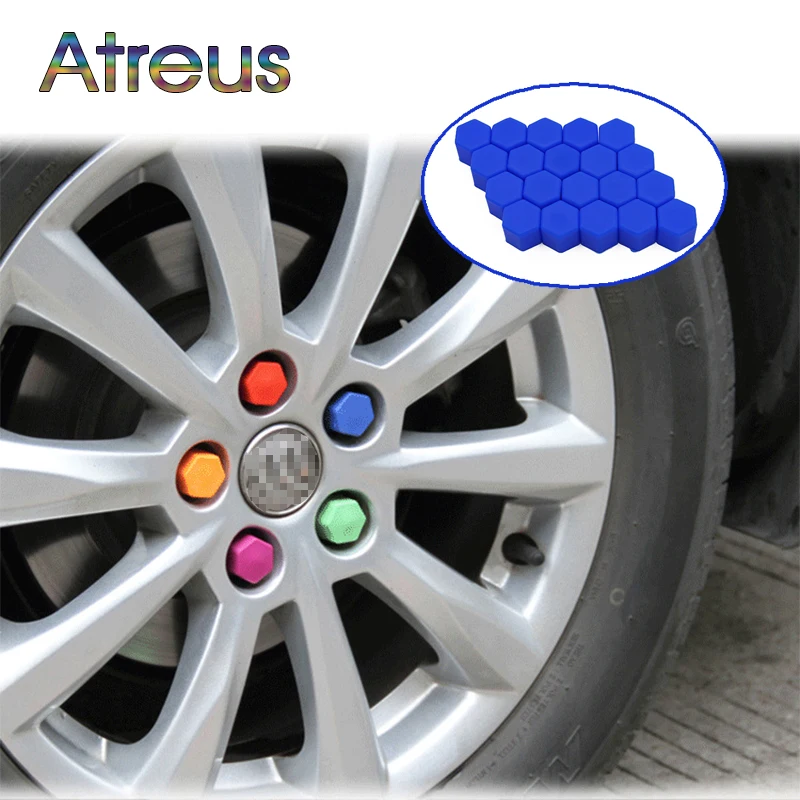 20 шт. силиконовые колпачки на колеса автомобиля для Audi A4 B6 A3 Mini Cooper Subaru Forester Jeep Honda