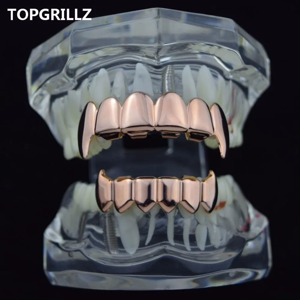 Набор для гриля TOPGRILLZ с золотым и серебряным покрытием набор в стиле хип хоп