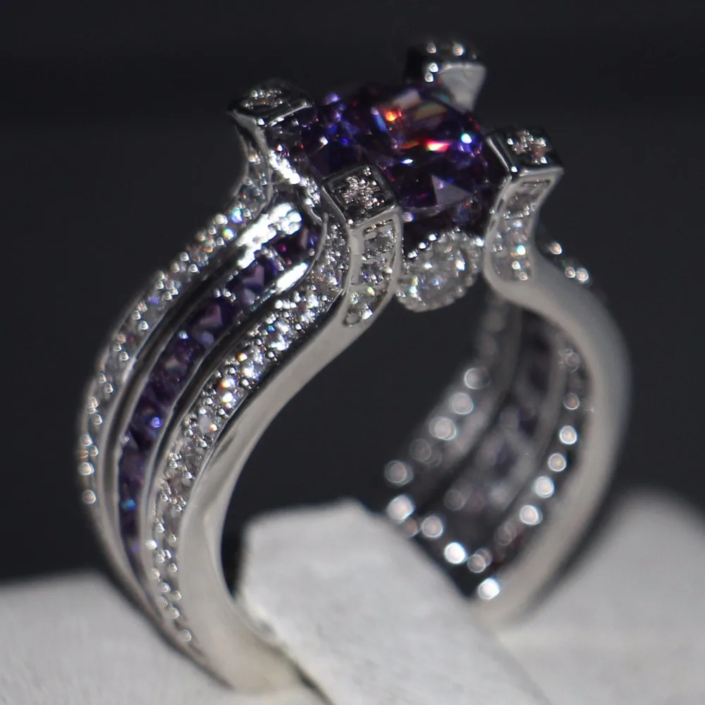 Кольцо женское из серебра 925 пробы с фианитом размеры 5 10|ring size|women finger ringfinger ring |