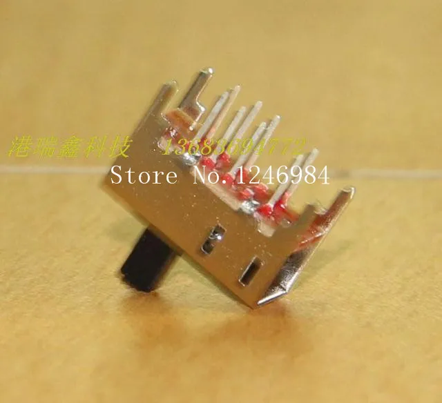 [SA]DC- DC electronic switch small toggle board dual power sliding SS-22H02--200pcs/lot | Обустройство дома