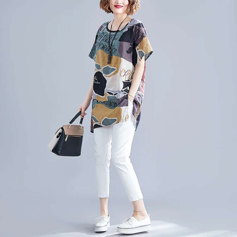 COIGARSAM новые летние свободные с коротким рукавом тонкие длинные покрытые в его blusas