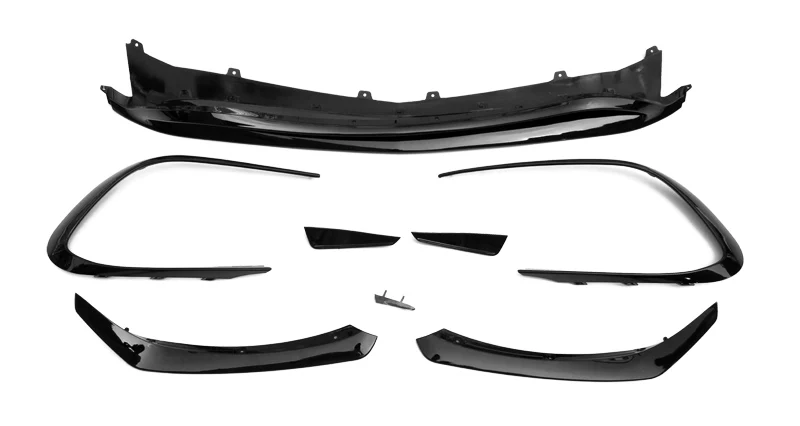 ABS передний бампер Canards для Mercedes CLA Class CLA200 CLA250 CLA45 AMG W117 передний губы Fin+ подтяжка лица спортивная версия