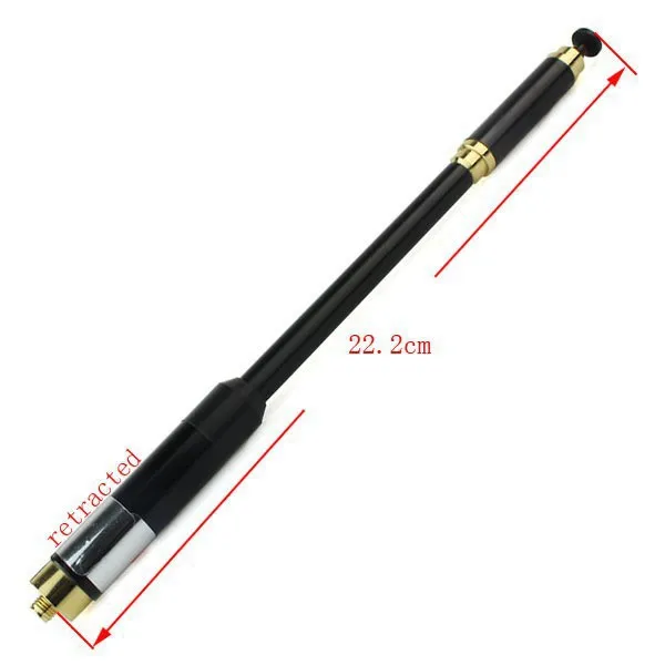 Antenna AL-800 SMA-Female 144/430MHz High Gain Super High Quality Telescopic Antenna For PRYME Kenwood HYT BAOFENG WLKIE TALKIE