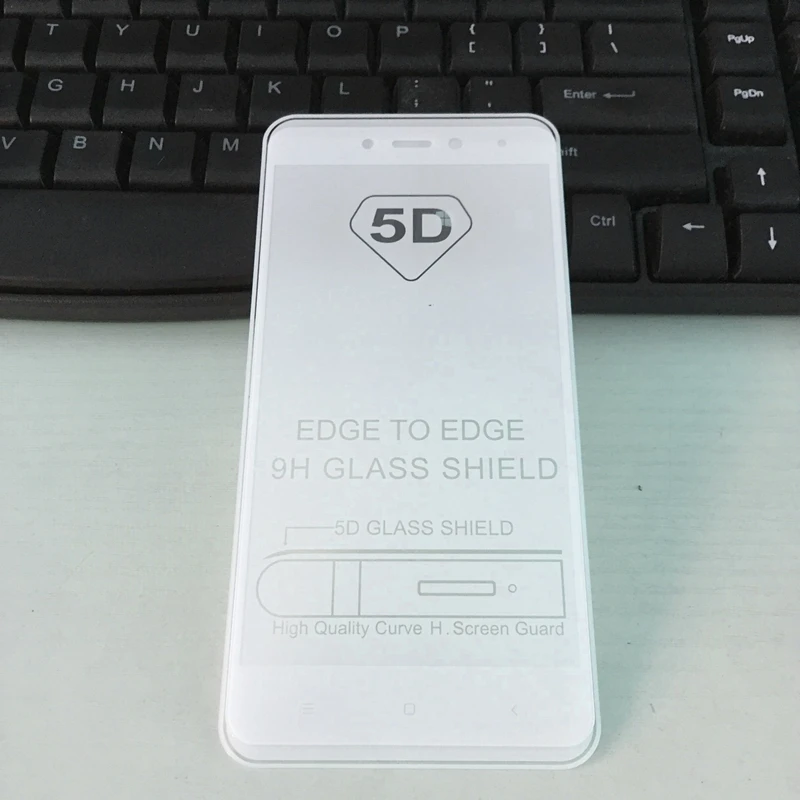 5D полное покрытие закаленное стекло Xiaomi Redmi Note 4 защитная пленка для экрана