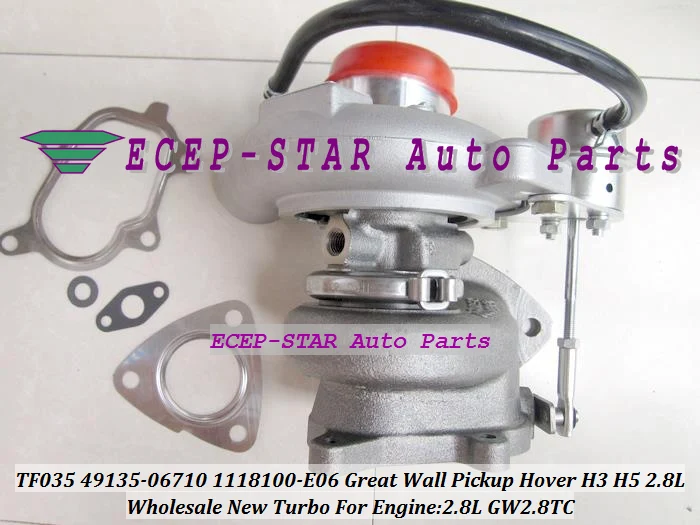 Бесплатная доставка турбо для Great Wall Hover H3 H5 Haval 2.8L GW2.8TC TF035 49135 06710 4913506710 1118100 E06