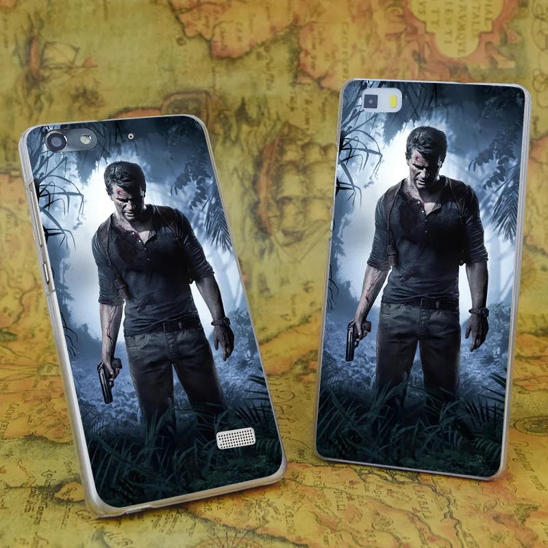 E1797 Uncharted Transparent Hard Thin Skin Case Cover For Huawei P 6 7 8 9 Lite Plus Honor 4C 4X G7 |