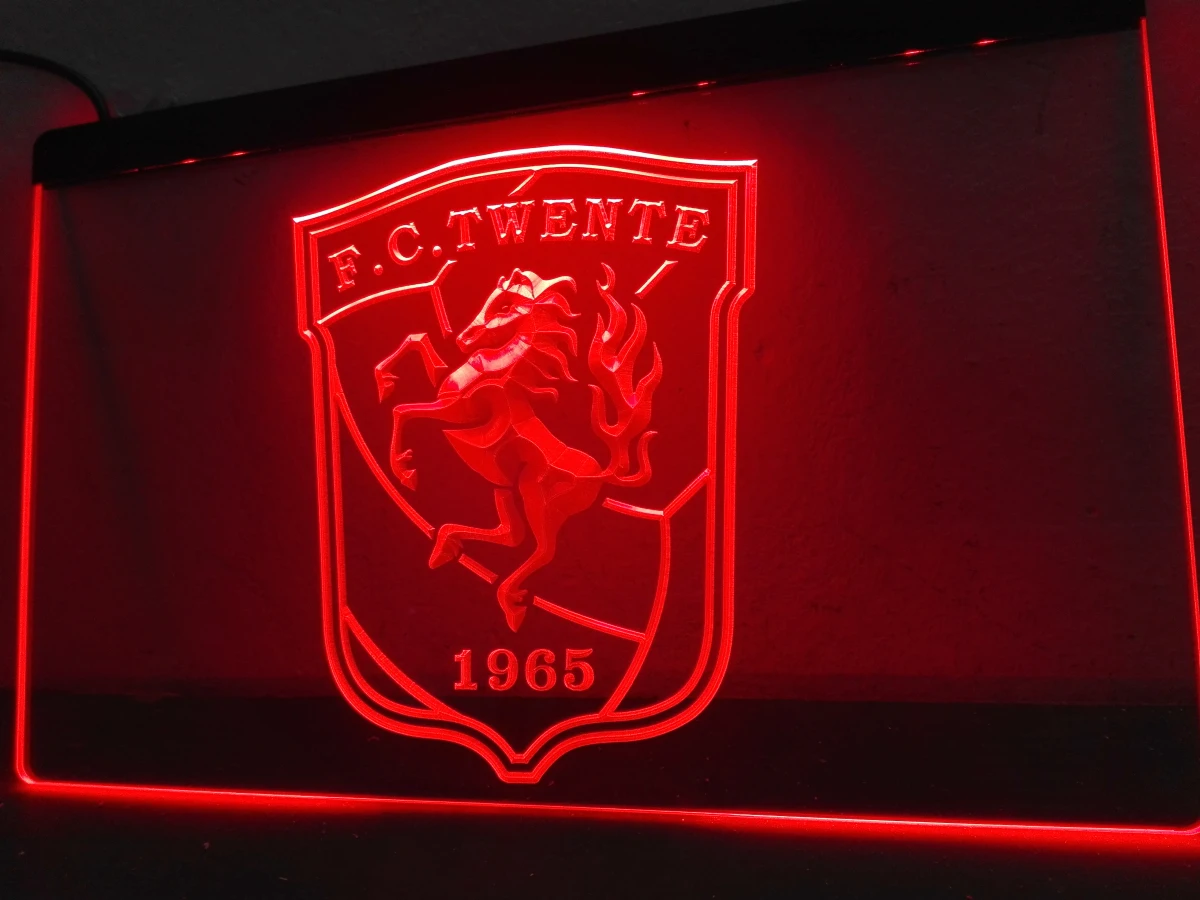ZH001r FC Twente Enschede Эредивизи футбол светодиодный неоновый знак|Таблички и знаки| |