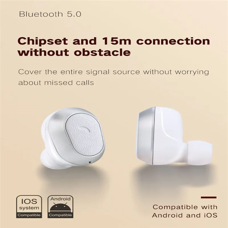 Высокое качество XS Беспроводная Bluetooth 5 0 гарнитура наушники бинауральные мини с