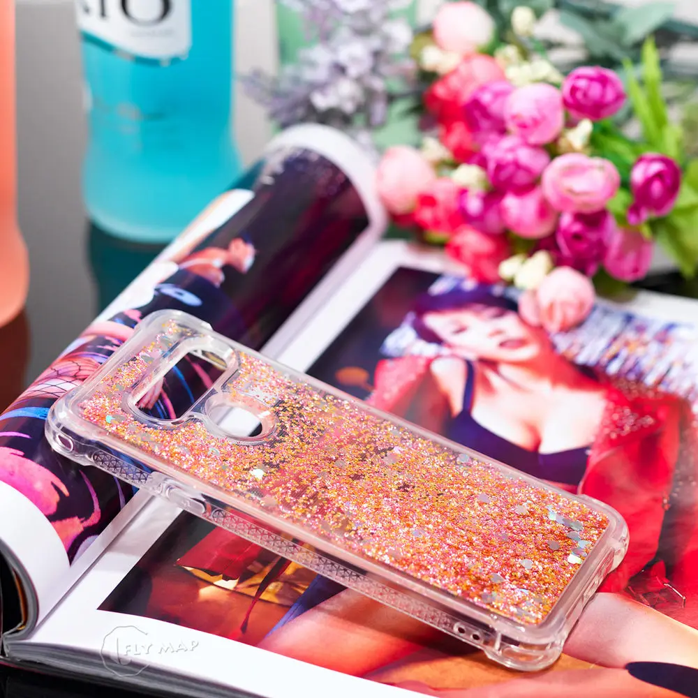 Чехол с блестящими звездами для LG V40 ThinQ V405QA LM-V405QA LM-V405TA V405UA LM-V405UA динамический