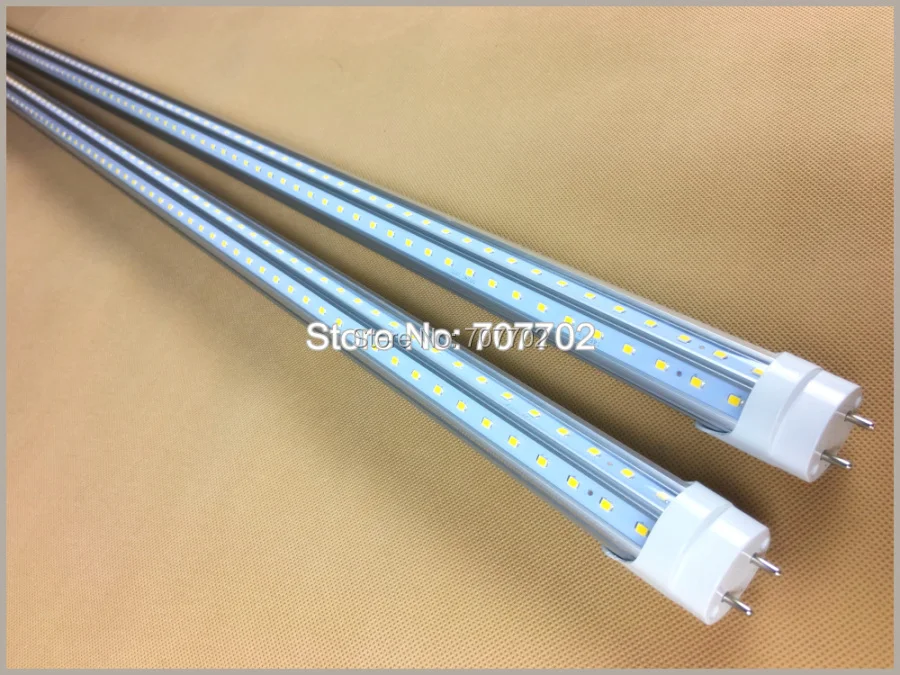 6ft светодиодный трубки t8 свет G13 6 футов 45 Вт SMD2835 288 светодиодный AC 85-265 V-образный угол луча 270 1800 мм Светодиодная лампа трубки