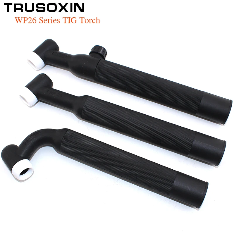 TIG Welding Machine Welder Accessories/Parts WP26/WP26F/WP26V/SR26/WP26FV With Gas Valve Can Be Bent TIG Welding Torch/Gun Head 350a 500a gas welding gun shunt connecting rod insulation cover bent pipe nozzle gas welding gun accessories welder gun parts