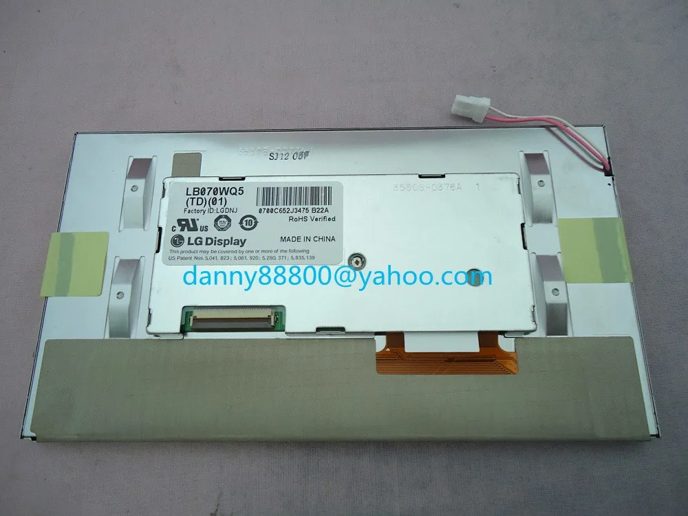 Автомобильный ЖК-экран 7 0 дюйма LB070WQ5 LB070WQ5-TD01 LB070WQ5(TD)(01) для Buicck Regal GPS-навигатор