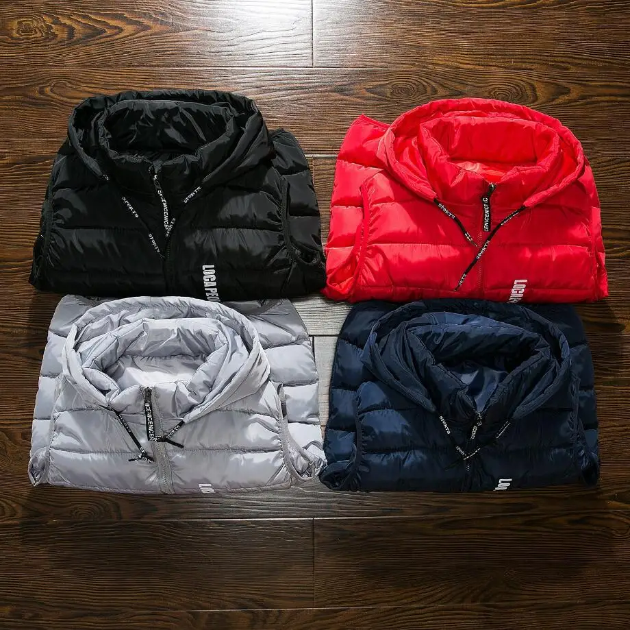 Мужская повседневная одежда Куртка с хлопковой подкладкой Четыре цвета на выбор