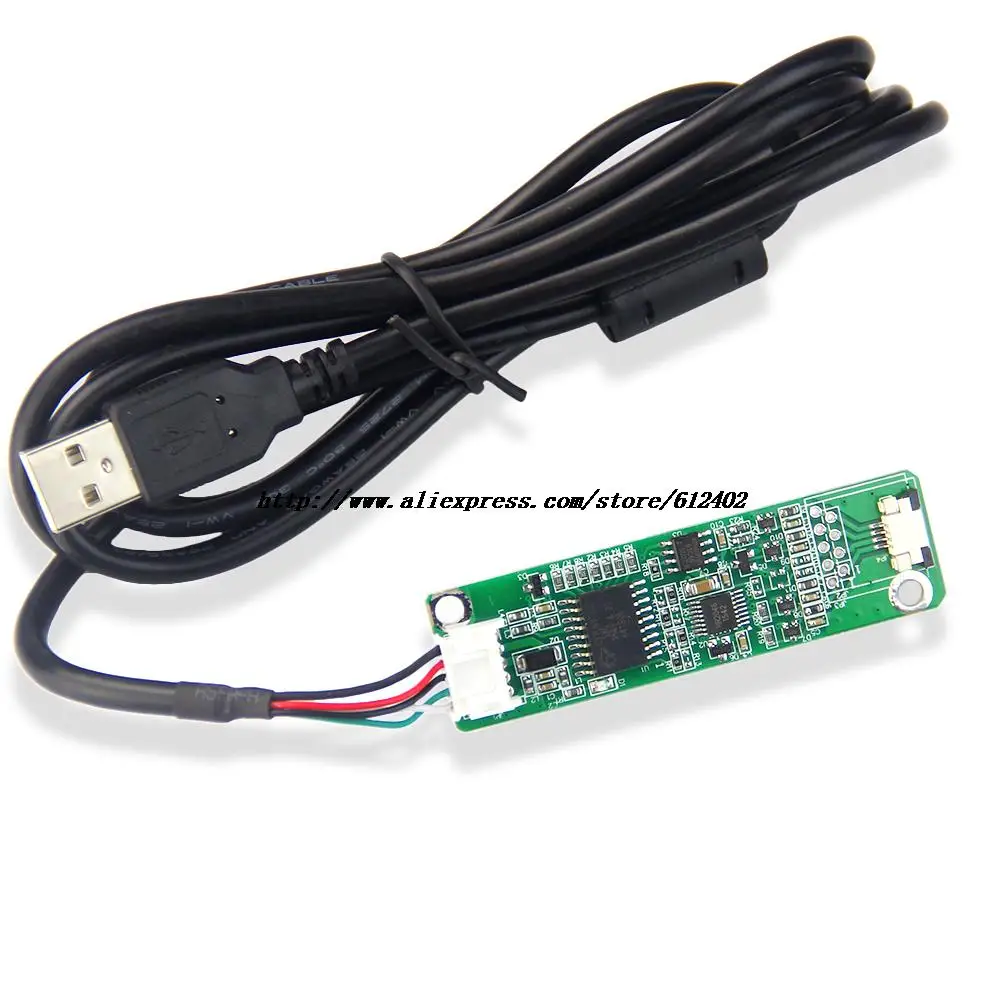 7 дюймов 4 провода TFT LCD сенсорный экран + USB порт контроллер драйвер комплект 165*100
