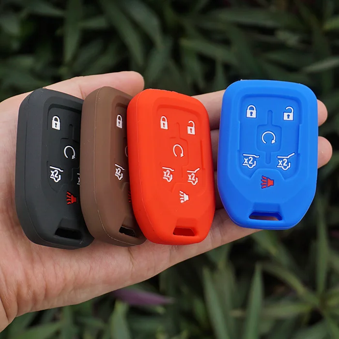 Силиконовый чехол для ключа Chevrolet Tahoe Camaro 2016|silicone key fob|fob coversilicone fob cover |