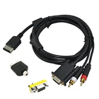 Кабель VGA высокой четкости xunknown ifang, Звуковой адаптер RCA, HD-кабель для Sega Dreamcast, консоль для видеоигр PAL NTSC