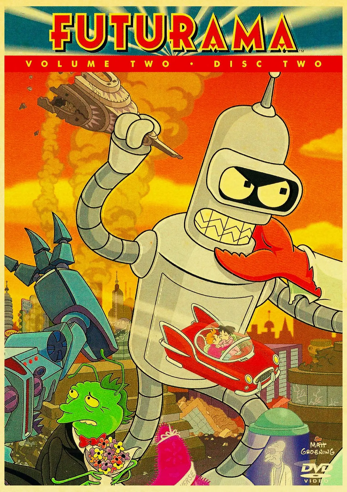 E053 Американский комикс ТВ серия Futurama Ретро плакаты Винтаж крафт-бумага принты настенная живопись хорошее качество декоративный декор стен - Цвет: E053
