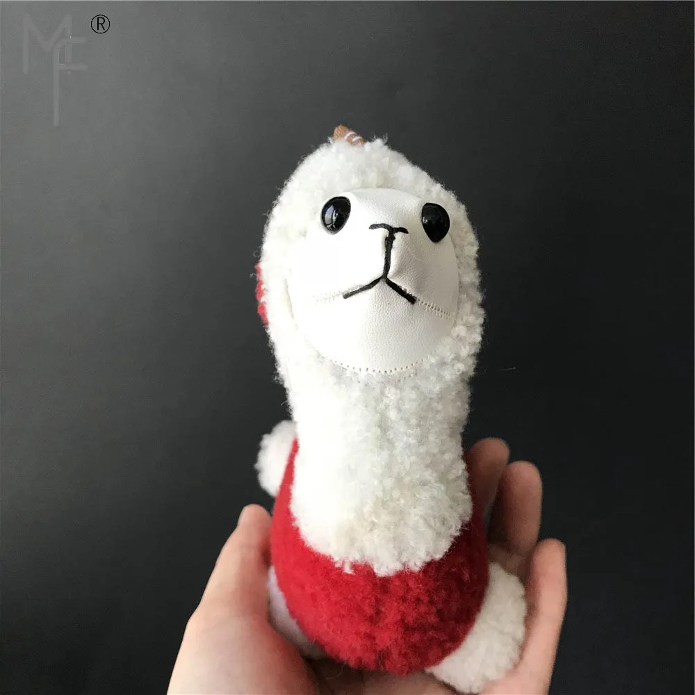 Мини игрушки Альпака из натурального овечьего меха с волшебным мехом