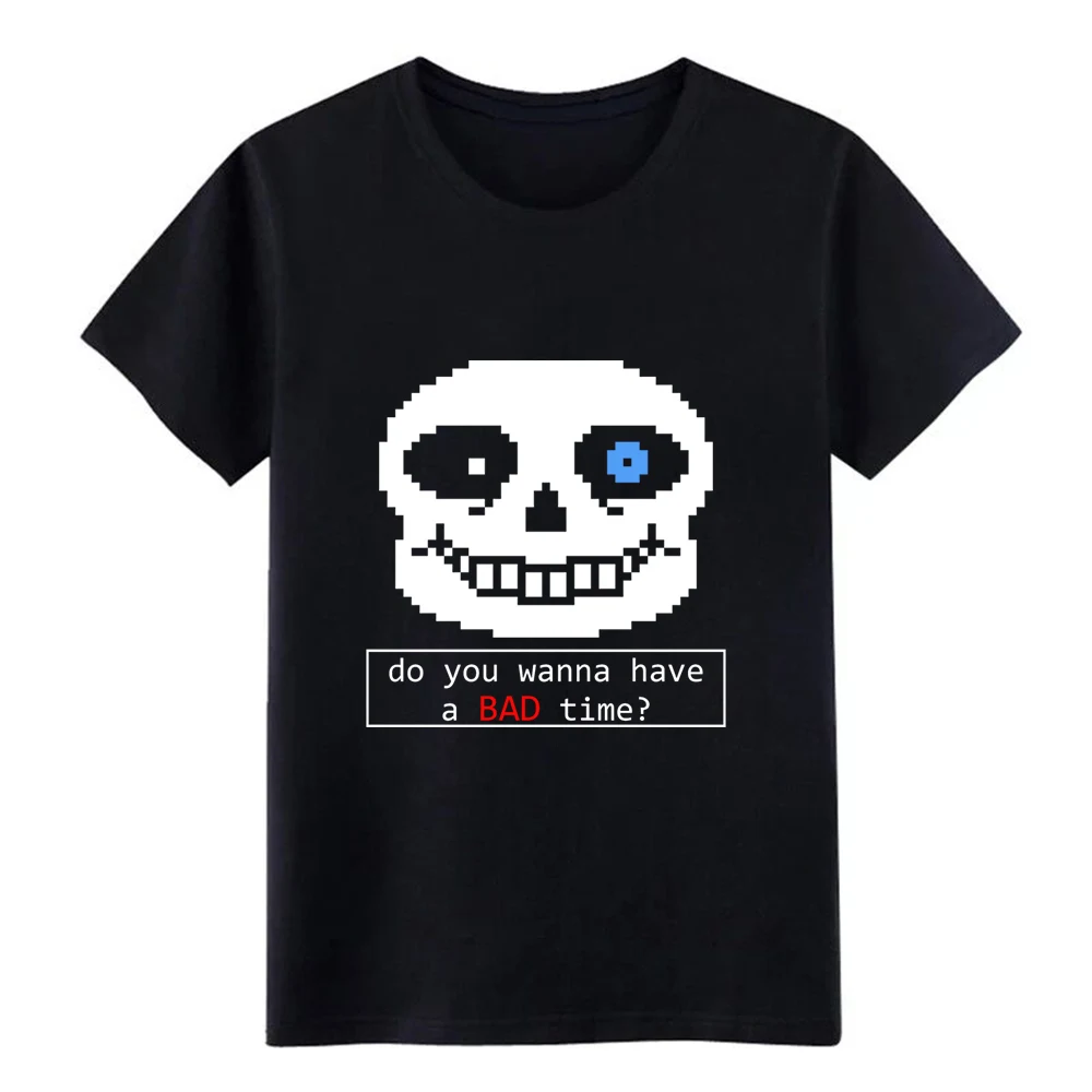 Футболка undertale do yo u wanna have a bad time хлопковая с круглым вырезом нормальным солнечным