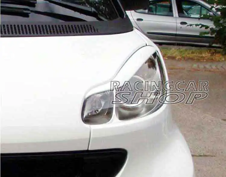Неокрашенные брови накладные Брови Веки для SMART fortwo (451) Coupe/Cabrio фары 2007UP M115EF|headlight