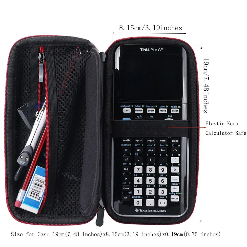 Чехол для Texas Instruments TI 84 Plus CE Graphics Calculator 83 85 89 82 Plus/C защитный футляр хранения|Сумки