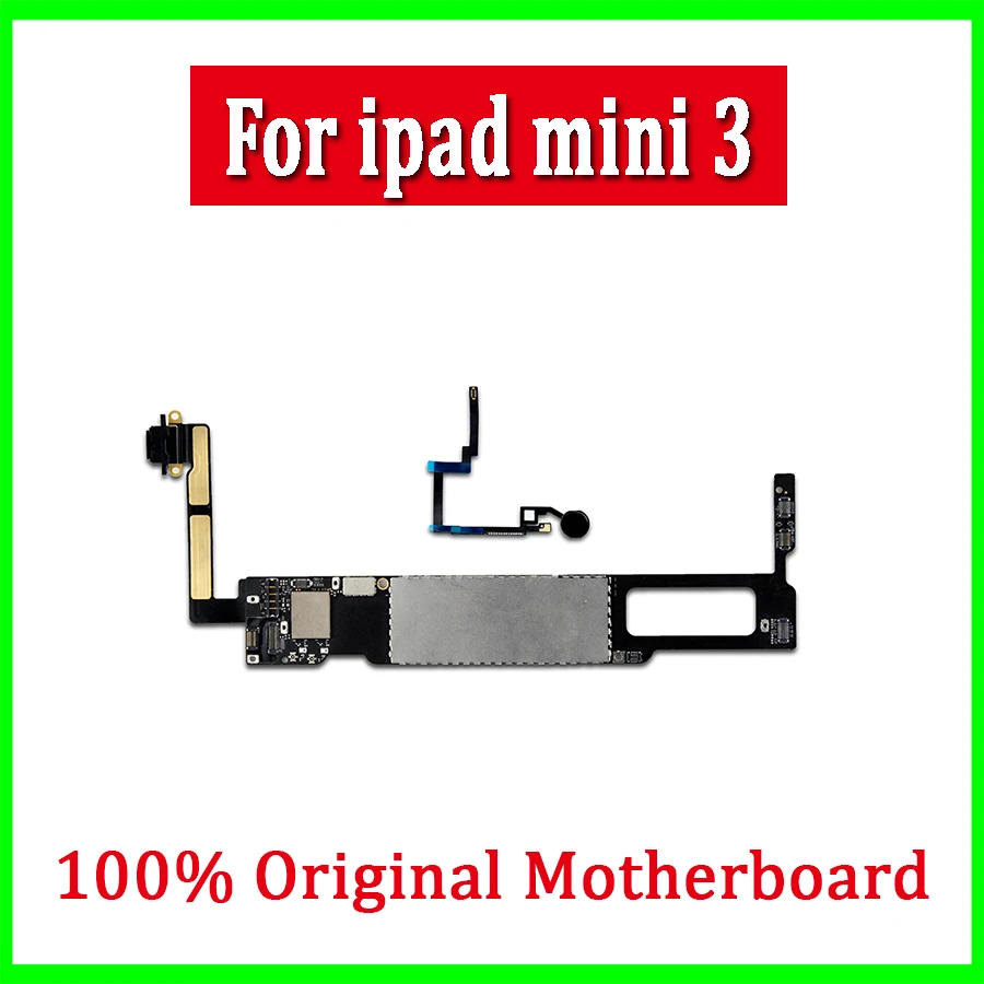 Материнская плата для iPad Mini 3 WiFi версия с сенсорным ID 16 Гб 64 128 ГБ оригинальная