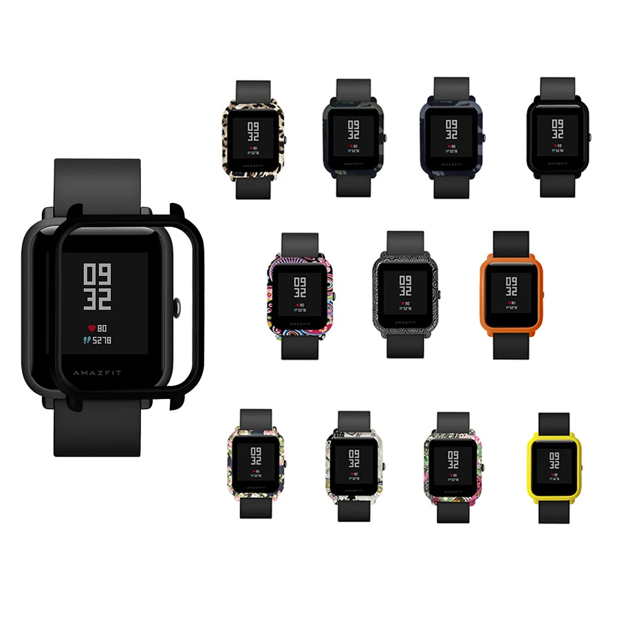 Аксессуары для умных часов цветной чехол из поликарбоната защитный Xiaomi Huami Amazfit Bip