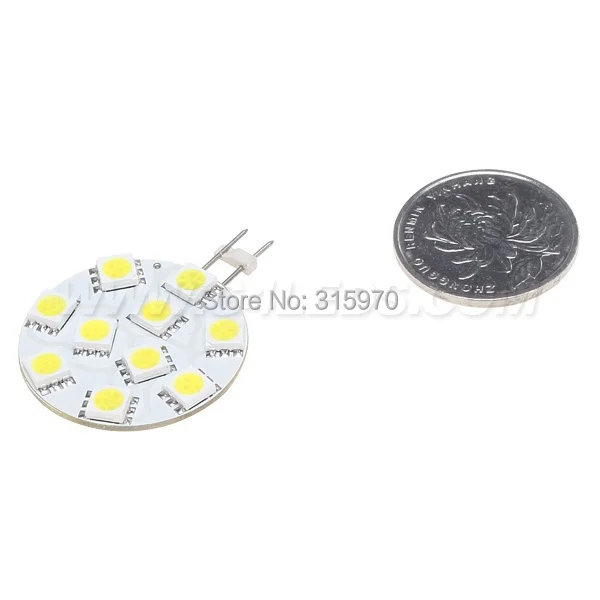 Бесплатная доставка G4 светодиодные 10led SMD 5050 12VDC 12VAC 220LM 2W Диммируемый белый теплый
