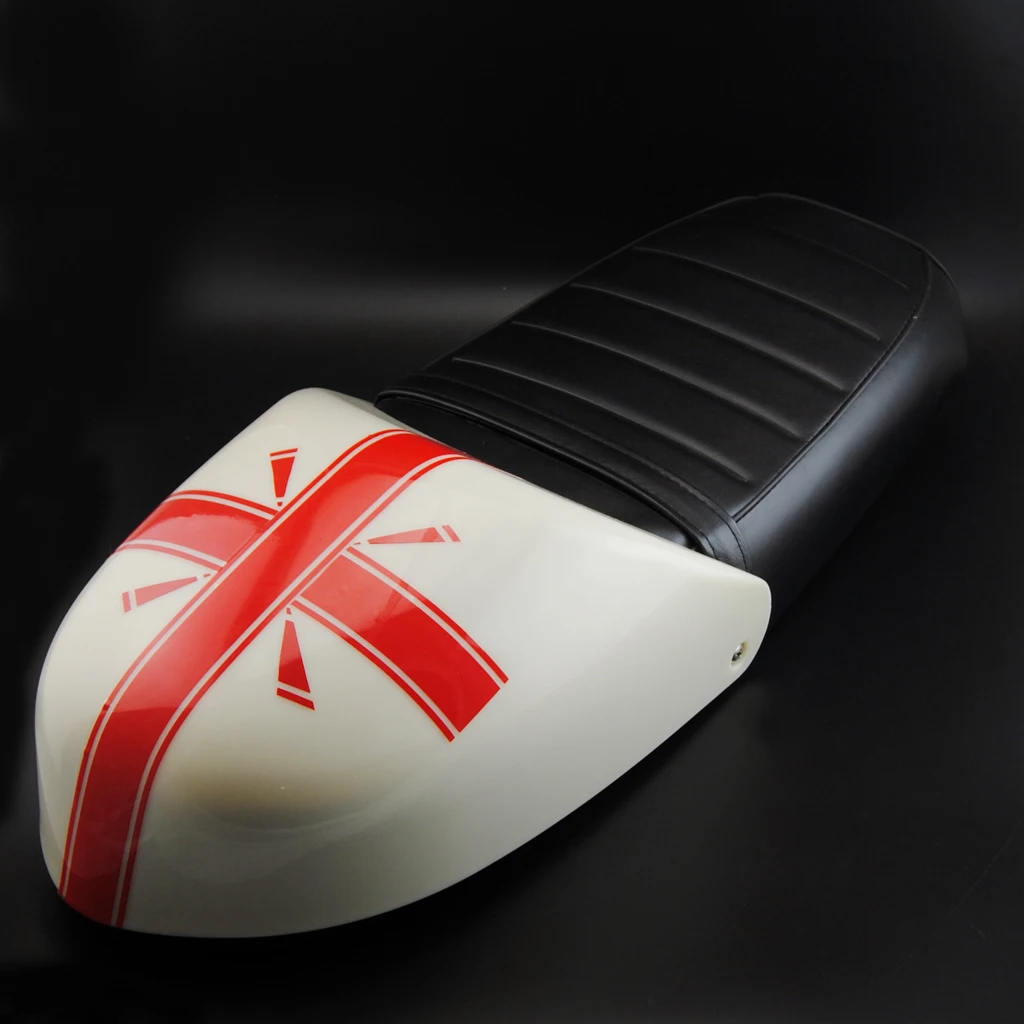 Universal HUMP MASH CAFE RACER SEAT RETRO LOCOMOTIVE CUSHION MOTOCYCLE&ampCOVER |