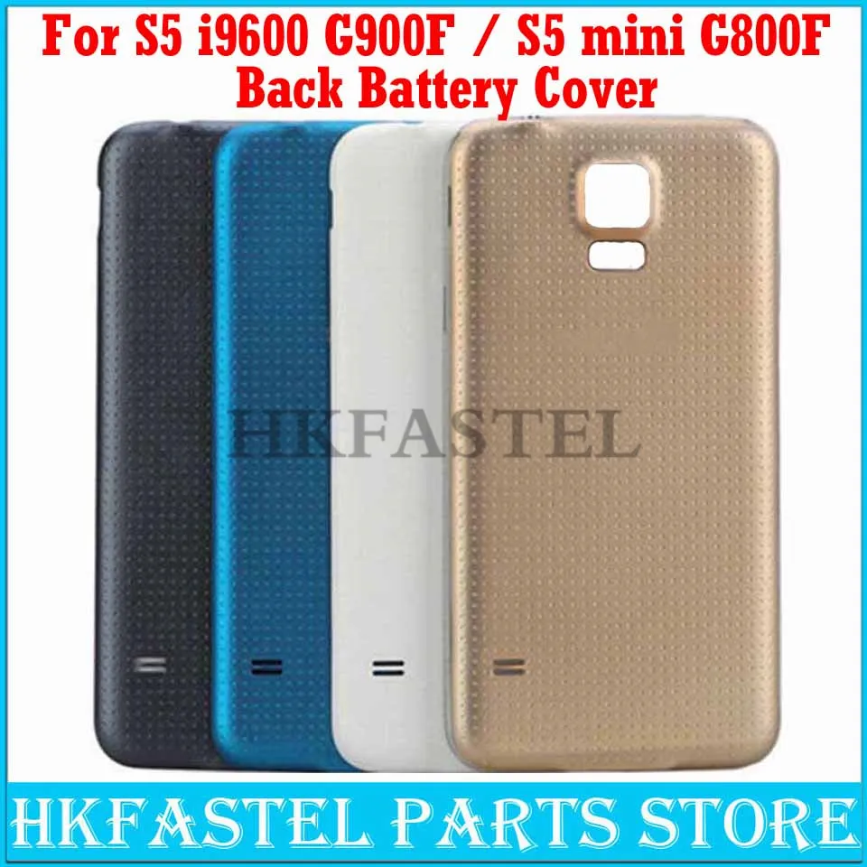Для Samsung Galaxy S5 i9600 G900F G900M G900H G900P / mini G800F мобильный телефон корпус задняя батарея