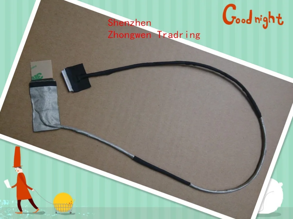 Оригинальный Новый Бесплатная доставка QIQY6 DC02001ME0J кабель LVDS для Lenovo Ideapad Y500 HD + ЖК
